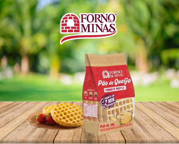 Pão de Queijo Waffle - Forno de Minas